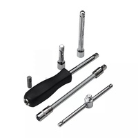 Jeu de Clés à Douilles à Cliquet 46 Pièces Robuste Outils à Main pour Réparation Automobile