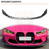 Spoiler avant en fibre de carbone sèche style CSL pour BMW Série M M3 G80 M4 G82 G83 Modèle 2021+