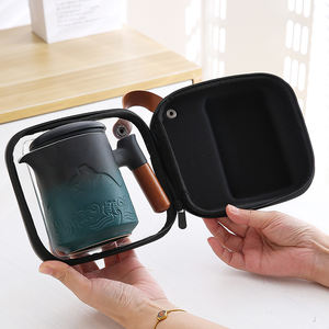 Juego de Té de Viaje de Kung Fu Chino con Bolsa de Almacenamiento Portátil, Juego de Tetera Tradicional China - Product Image 6