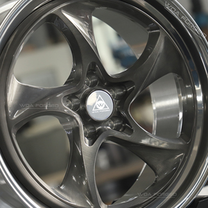 Jantes forgées deux pièces gris brossé sur mesure 19 20 21 pouces à déport profond en alliage pour <span class=keywords><strong>Dodge</strong></span> Challenger Charger <span class=keywords><strong>SRT</strong></span> Hellcat Muscle Cars - Product Image 3
