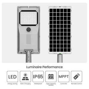 Réverbère solaire commercial extérieur de l'autoroute 200LM/<span class=keywords><strong>W</strong></span> IP65 avec l'énergie solaire et de batterie de 15W/20W LED - Product Image 2