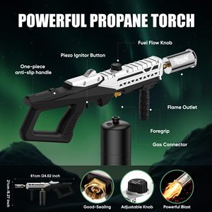 Potente Antorcha <span class=keywords><strong>de</strong></span> Propano para Asar, Cocinar, Encender Fogatas, Antorcha Ajustable para Leña, Ideal para Asar Carnes - Product Image 4