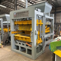 Machine automatique de fabrication de blocs de béton hydrauliques QT4-15 pour la production de pavés autobloquants