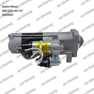 D6D D7D Starter Motor 24V 12T 20459041 20459041 Suitable For Volvo Engine Parts