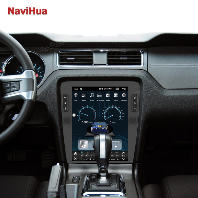 12.1 Inch Tesla Screen for Ford Mustang 2008 2014 Multimedia Android Car Radio Auto Carplay Navigation Headunit Monitor Upgrade