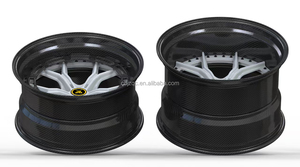 Ruedas Forjadas de Fibra de Carbono Personalizadas JZ para M3 911Gts Huracan Lp600 Gallardo F458 488 SF90 R8 Evora Emira 570s 720s - Product Image 3