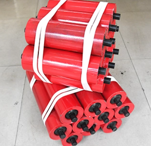Factory <span class=keywords><strong>Conveyor</strong></span> Idler Roller Hersteller Lackierung OEM Carrying Roller - Product Image 1