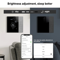 Termostato Inteligente WiFi de 16A Tuya para Calefacción por Suelo Radiante Eléctrico, Control de Temperatura, Compatible con Alexa, Google Home y Android, de Plástico
