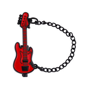 Épingle de <span class=keywords><strong>guitare</strong></span> basse personnalisée en émail, petit Instrument de musique, mignon, dessin animé, épingle de revers, broches décoratives en métal, Badge en métal - Product Image 6