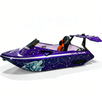 Kart électrique aquatique en fibre de verre TAME BILLOW pour adultes, 15 kW, 55 km/h, jet ski, surf sur les eaux océaniques, 120 kg, garantie 1 an, respectueux de l'environnement
