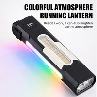 Lampe de travail extérieure transfrontalière à fixation magnétique, batterie au lithium, charge rapide Type-C, étanche, ultra-lumineuse, longue durée