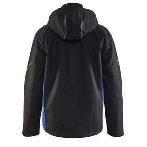 BLAKLADER - 479019779985XS Veste Shell avec coutures étanches Noir/Bleu bleuet-VESTES DE TRAVAIL EAN 7330509592588 - Product Image 3