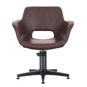 Poltrona da Barbiere in Stile Vintage con Dettagli in Legno Marrone Scuro, Sedia per <span class=keywords><strong>Parrucchiere</strong></span> e Lavatesta per Salone di Bellezza - Product Image 3