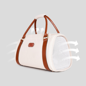 थोक स्टॉक व्यक्तिगत नए डिजाइनर पालतू बैग फैशनेबल वाटरप्रूफ चमड़े की यात्रा कुत्ते वाहक लक्जरी आउटडोर बैग लक्जरी आउटडोर - Product Image 4