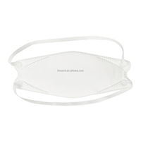 Masque facial respirateur pliable plat FFP3 NR D à valve, boucle de tête réglable, tissu non tissé 5 couches, production chimique