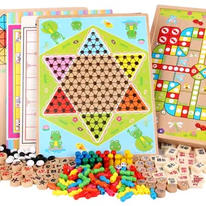 Venta Directa de Fábrica: Juguetes Educativos de Madera para Niños de 4 a 6 Años - Damas, Ajedrez Volador, Xjy Chess, Juego de Mesa con Caja de Colores Yunhe - Product Image 5