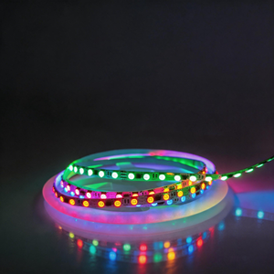 ไฟ LED แบบเส้น WS2811 IC Addressable RGB 24V 120LEDs/m ความกว้าง 5 มม. แบบดิจิตอลยืดหยุ่นได้ 3535 RGB LED 12V ควบคุมผ่านแอพ 20 ช่อง - Product Image 4