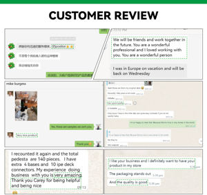 Soporte de Pedestal Ajustable para Pisos Elevados de Plástico Negro para Exteriores Moonbay MB-T0-D, Soporte para Losetas, Tornillo de Soporte para Vigas de Piso, 60-105 mm - Product Image 6