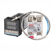 Régulateur de température de thermostat pid numérique intelligent industriel rex c700 rex c100