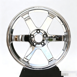 Jantes en alliage forgées monobloc personnalisées, couleur chrome, 6 branches, pour Rays Te37 VW Golf Toyota <span class=keywords><strong>Aygo</strong></span> Skoda Octavia - Product Image 3