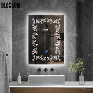 Hotel <strong>Bathroom</strong> <strong>Lighting</strong> <strong>Sensor</strong> Three Color Change Modern Decorative Wall Mirror - Product Image 3