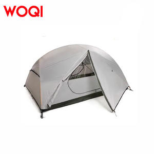 เต็นท์ Woqi สำหรับ 2 คน แบบสองชั้น ขนาด 270x210x115 ซม. น้ำหนักเบา โครงอลูมิเนียม สำหรับตั้งแคมป์กลางแจ้ง ใช้ได้ในฤดูใบไม้ผลิ ฤดูร้อน และฤดูใบไม้ร่วง - Product Image 4