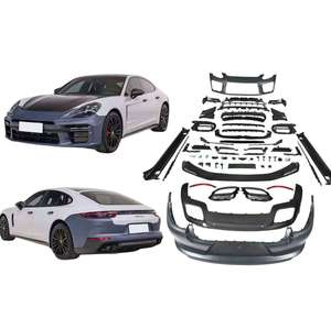 ชุดแต่งรอบคันสำหรับ <span class=keywords><strong>Porsche</strong></span> <span class=keywords><strong>Panamera</strong></span> 971.1 ปี 2017-2020 รุ่นปรับโฉมเป็น 971.2 ปี <span class=keywords><strong>2023</strong></span> สไตล์ <span class=keywords><strong>Turbo</strong></span> <span class=keywords><strong>S</strong></span> พร้อมกระจังหน้า ฝากระโปรง กันชน แบบ Plug and Play - Product Image 1