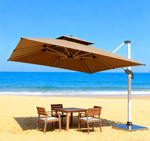 Sombrilla Grande para Jardín Exterior de 3.5m, Fija, Resistente, de Alta Calidad, para <span class=keywords><strong>Patio</strong></span>, Restaurante, Comercial - Product Image 1