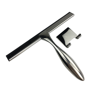 Tùy chỉnh màu thép không gỉ vòi hoa sen Glass Cleaner giống cây chổi cửa sổ mới làm sạch sản phẩm với móc kim loại phụ kiện phòng tắm - Product Image 1