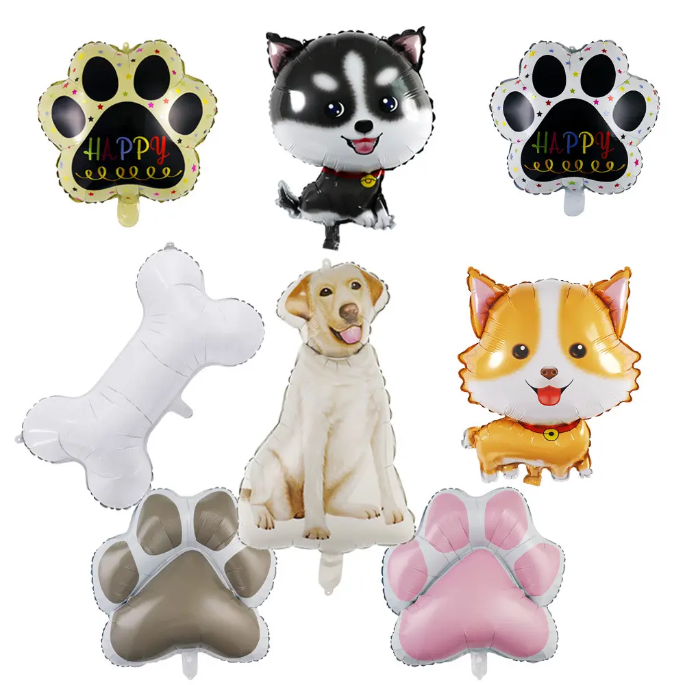 New Arrival Paw Balloon Dog Balloon for Dog Birthday Adult Party Supplies Dog party Balloons Stand for Decorations