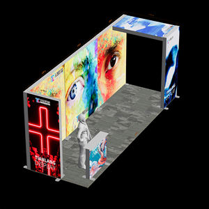 กล่องไฟบางเฉียบ TIANLANG ขนาด 9*3 เมตร สำหรับจัดแสดงนิทรรศการแบบโมดูลาร์ โครงสร้างบางเฉียบพร้อมแถบ SEG สำหรับโฆษณาแบรนด์ งานแสดงสินค้า และกิจกรรมในร่ม - Product Image 4