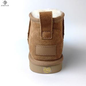 Bottes d'hiver et de printemps pour femmes, doublées de peau de <span class=keywords><strong>mouton</strong></span> et de laine mérinos australienne véritable, confortables, antidérapantes, respirantes - Product Image 4