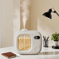 Mini diffuseur d'arôme de parfum rechargeable à 5 vitesses Source d'alimentation USB à écran HD 500mAh pour hôtels parfumés sans eau 50ml 100 ㎡