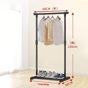 Doppia asta per interni in metallo per uso domestico stendibiancheria appendiabiti in tessuto per camera da letto balcone Cross-Border cappotto <span class=keywords><strong>Organizer</strong></span> - Product Image 6