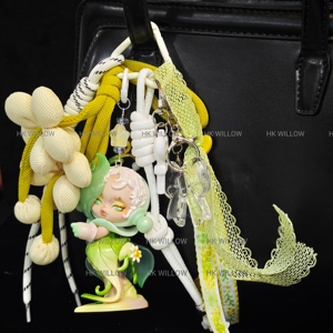 Nouvelles figurines POPM SKULLPANDA 2026, série Flower Four-Act, porte-clés personnalisés, breloques de sac, pendentifs de luxe, livraison DDP - Product Image 5