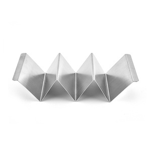 1 Pcs Moq Dishwasher and <b>Grill</b> Safe Stainless Steel Rack Truck <b>Tray</b> Style Holder Taco Stand - Product Image 3