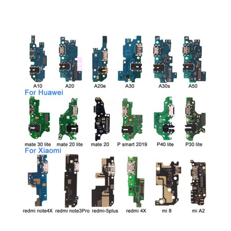 Usb Charging Port Board Mobile Phone Flex Cables Repair Parts For Samsung For Xiaomi For Huawei Usb Charging Port Flex Cable