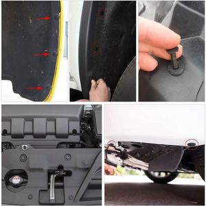 100pcs Mixed <b>Car</b> Plastic <b>Clips</b> Auto Fixing Door Closer Pin Removing Retainer Rivet Screws Disassembly Tools for Removal Product - Product Image 3