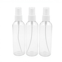 Flacon pulvérisateur de parfum vide en PET rechargeable de 30 ml, 50 ml, 60 ml, 100 ml, imprimé en sérigraphie avec pompe