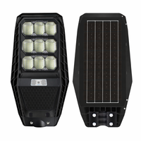 Lampadaire Solaire Extérieur DC Haute Luminosité IP65 Étanche 100W Tout-en-un avec Batterie LiFePO4 6500-7500K pour Jardin et Aménagement Paysager