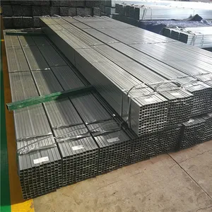 Hollow Section Hot Rolled Rectangular Carbon Steel Tube Weld Galvanized Square Steel Pipe