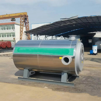 Tungku udara panas industri api Gas alami otomatis Horizontal WRF dengan sertifikasi CE/EAC
