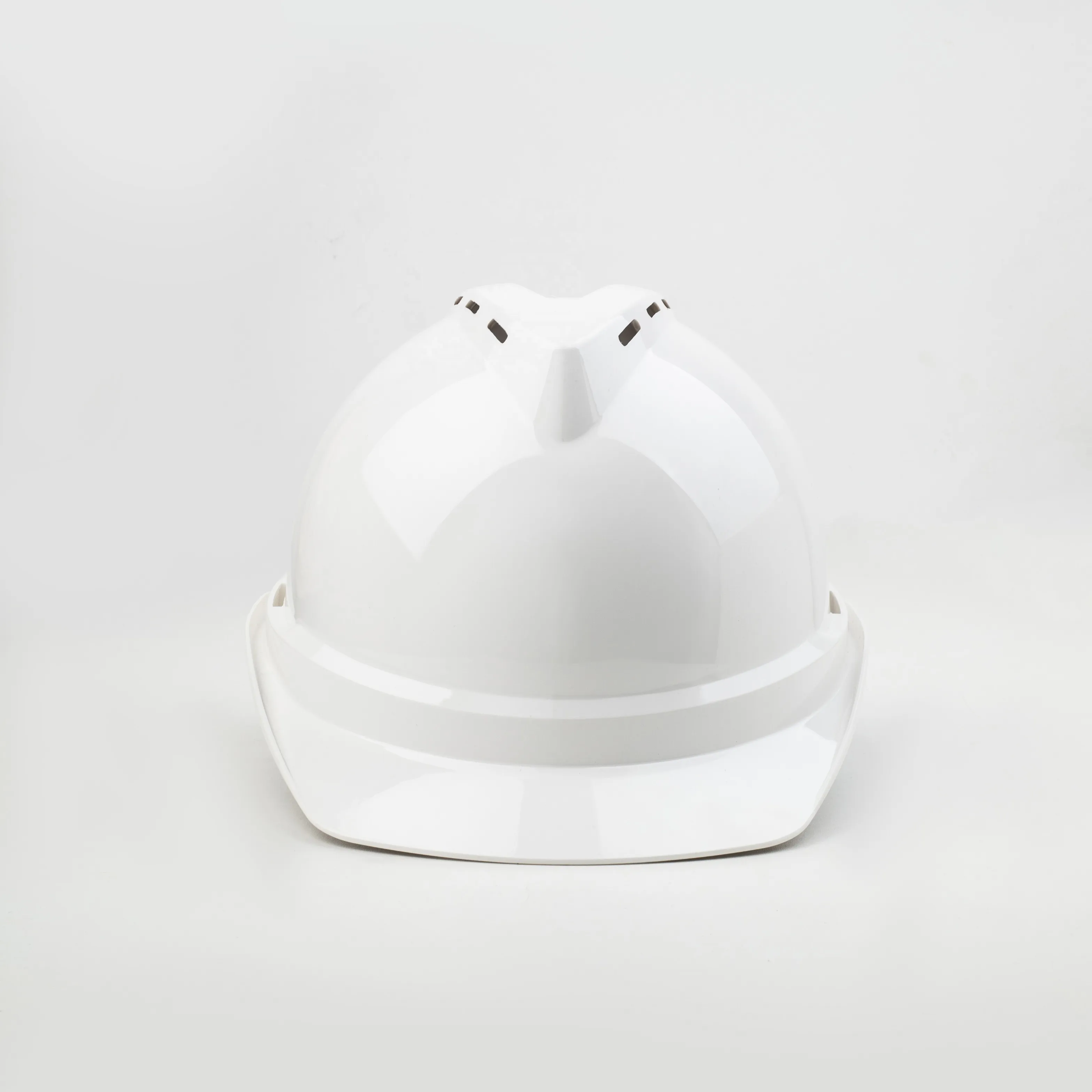PPE topi keamanan ABS keras untuk industri konstruksi ABS jenis V-GARD topi keras berlubang