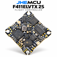 Contrôleur de vol JHEMCU F411ELVTX 2S AIO avec récepteur ELRS 5.8G 400mW FPV VTX 12A 4 1 ESC Betaflight DShot300 Métal