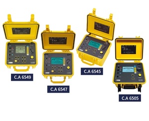 เครื่องทดสอบฉนวนความต้านทานต่ำแบบดิจิตอล CA CA6505/6545 ของฝรั่งเศส (เครื่องวัดความต้านทาน) C.A6549 จอแสดงผล LCD ช่วงการวัด 0-2000 ค่า 40-5100V - Product Image 6