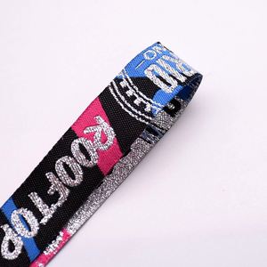 Bracelets en ruban de soie à transfert thermique, bracelets en tissu imperméables pour promotions - Product Image 1