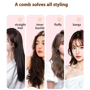 Peine Alisador de Cabello Inalámbrico Recargable para Uso Doméstico, Plancha Portátil Mini, Peine Multifuncional para Alisar el Cabello - Product Image 4