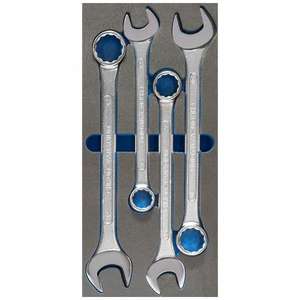 FERVI - TM01/032 Juego de llaves combinadas en bandeja de espuma (4 Uds.) -EAN 8012667309008 OTROS CONJUNTOS DE HERRAMIENTAS - Product Image 1