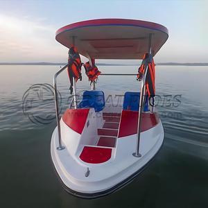 Fournisseur de la Chine Nouveau design 5 passagers de loisirs électrique bateau en fibre de verre pour <span class=keywords><strong>parc</strong></span> aquatique - Product Image 6