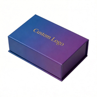 Boîte cadeau cosmétique magnétique en carton mat écologique de haute qualité personnalisée, coffret de parfum, emballage de parfum, or